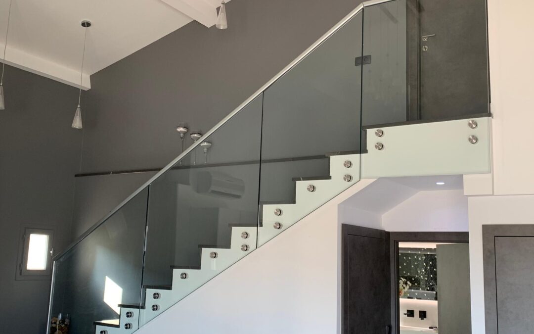 Rampes d’escalier design en aluminium